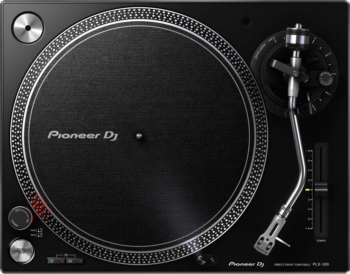 PIONEER PLX 500-K GIRADISCHI A TRAZIONE DIRETTA + PORTA USB COLORE NERO