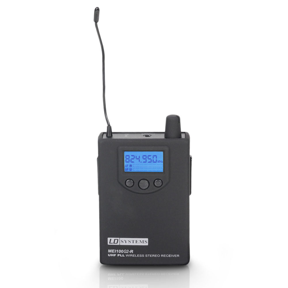 LD SYSTEMS MEI 100 G2 B5 SISTEMA WIRELESS IN EAR MONITOR UHF 584 - 607 MHZ - TechSoundSystem.com