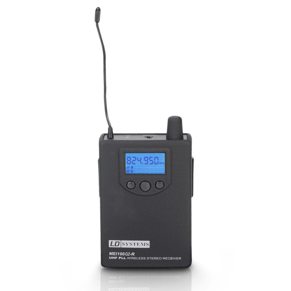 LD SYSTEMS MEI 100 G2 B6 SISTEMA WIRELESS IN EAR MONITOR UHF 655 - 679 MHZ - TechSoundSystem.com