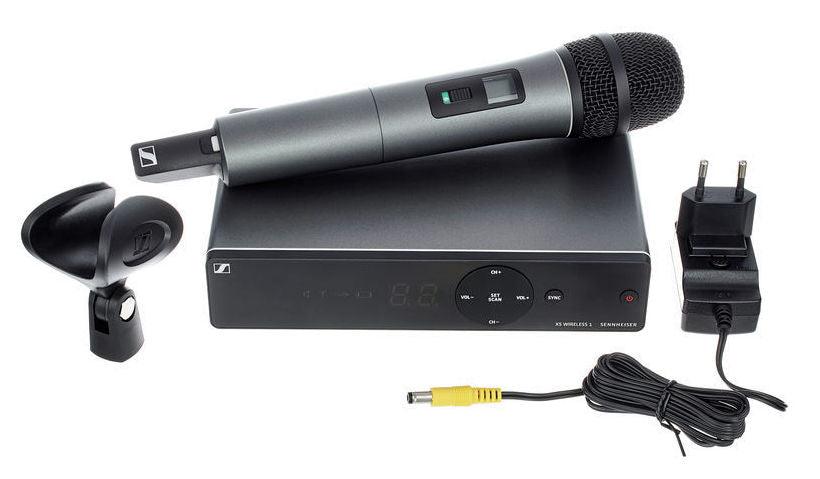 SENNHEISER XSW 1-825E RADIOMICROFONO PALMARE CAPSULA E825 RANGE E 821 - 832 / 863 - 865 MHz - TechSoundSystem.com