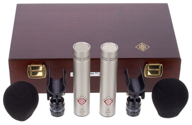 NEUMANN KM184 STEREO SET COPPIA MICROFONI A CONDENSATORE PER RIPRESE STEREO - TechSoundSystem.com