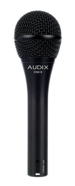 AUDIX OM3 MICROFONO DINAMICO IPERCARDIOIDE PER VOCE + CUSTODIA + CLAMP - TechSoundSystem.com