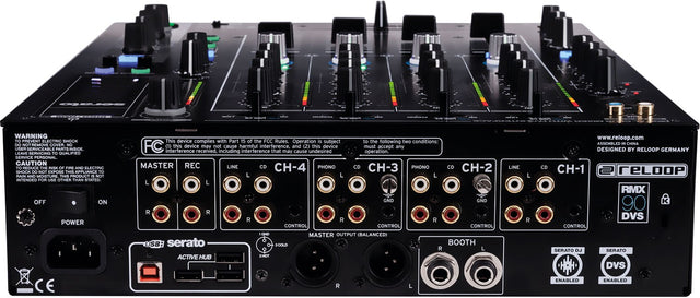 RELOOP RMX90 DVS MIXER 4 CANALI PER DJ - TechSoundSystem.com