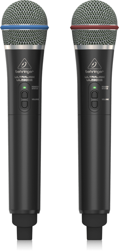 BEHRINGER ULM302 MIC DOPPIO RADIOMICROFONO PALMARE WIRELESS DIGITALE 2,4 GHz - TechSoundSystem.com