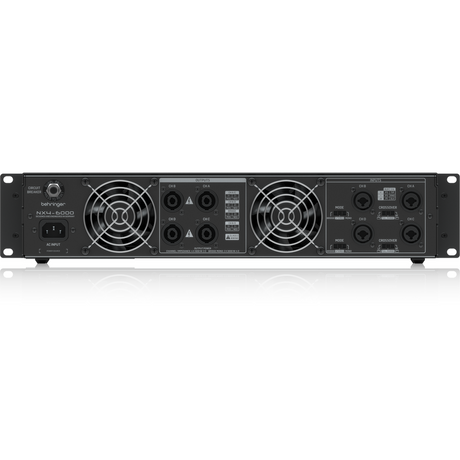 BEHRINGER NX4-6000 FINALE DI POTENZA 4 x 1600 WATT 4 CANALI CON COMPENSAZIONE AUTOMATICA DELL' IMPEDENZA EX-DEMO - TechSoundSystem.com