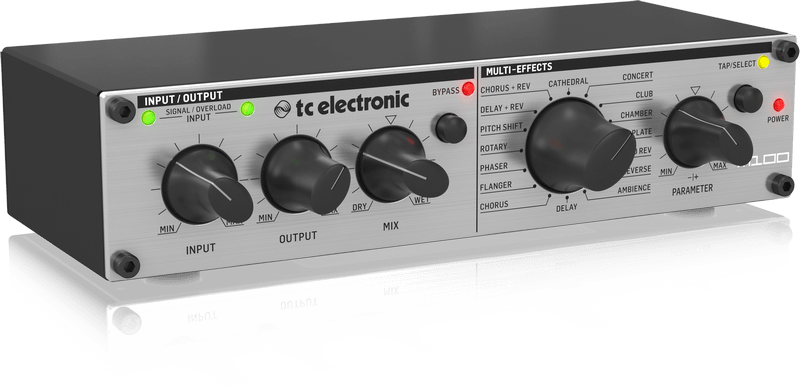 TC ELECTRONIC M100 MULTI EFFETTO DIGITALE CON RIVERBERO - DELAY - CHORUS - FLANGER - PHASER - ROTARY SPEAKER - PITCH SHIFTER - TechSoundSystem.com