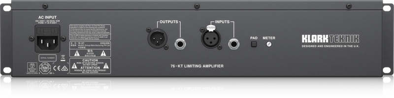 KLARK TEKNIK 76-KT COMPRESSORE LIMITER FET STYLE CLASSE A TRASFORMATORI MIDAS