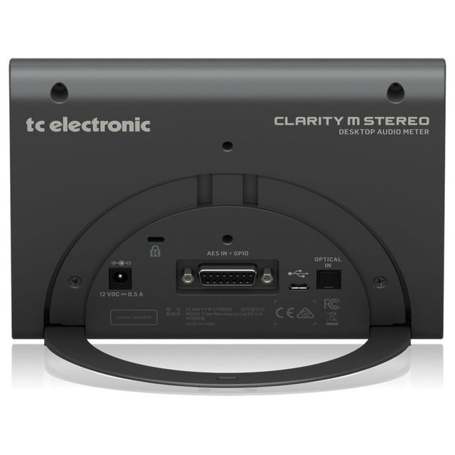 TC ELECTRONIC CLARITY M STEREO DESKTOP AUDIO METER MISURATORE DI LIVELLO STEREO DISPLAY HD 7" - TechSoundSystem.com