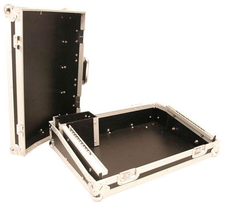 COBRA FC76 CASE INCLINATO FLIGHT CASE PORTA RACK 6 UNITA' PER MIXER LUCI 12/24