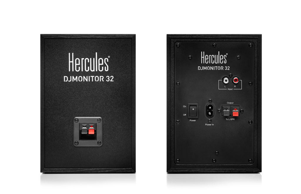 HERCULES DJ MONITOR 32 COPPIA MONITOR DA STUDIO ATTIVI 30W 3" 2 VIE - TechSoundSystem.com