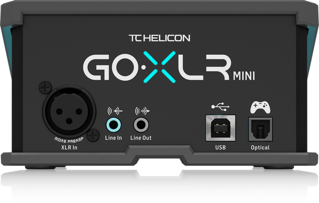 TC HELICON GO-XLR MINI MIXER DI TRASMISSIONE ONLINE CON INTERFACCIA AUDIO USB E PREAMPLIFICATORI MIDAS EX-DEMO - TechSoundSystem.com