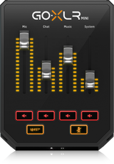 TC HELICON GO-XLR MINI MIXER DI TRASMISSIONE ONLINE CON INTERFACCIA AUDIO USB E PREAMPLIFICATORI MIDAS