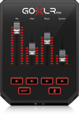 TC HELICON GO-XLR MINI MIXER DI TRASMISSIONE ONLINE CON INTERFACCIA AUDIO USB E PREAMPLIFICATORI MIDAS