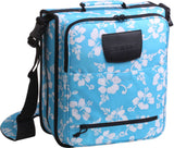 ZOMO CD LARGE PREMIUM BORSA PER 236 CD LIMITED EDITION FLOWER BLU - TechSoundSystem.com