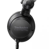 TECHNICS EAH-DJ1200 CUFFIA PER DJ PADIGLIONE 40MM PIEGHEVOLI CAVO RIMOVIBILE NERA BRACCIO 270 GRADI