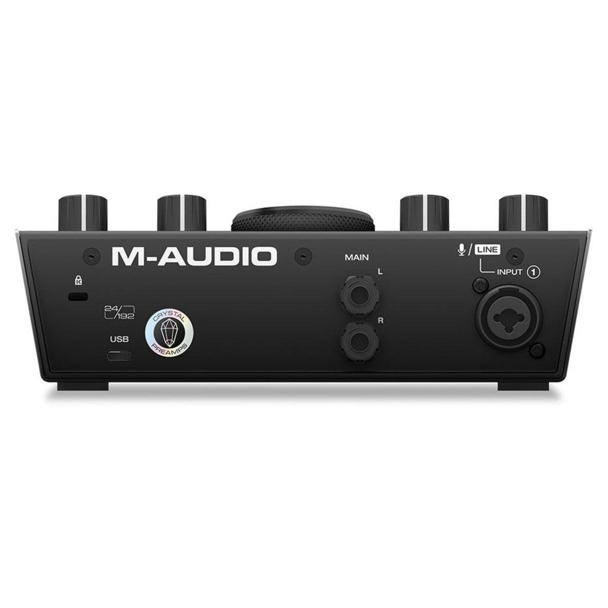 M-AUDIO AIR 192/4 INTERFACCIA AUDIO MIDI USB 2 IN / 2 OUT CON 1 INGRESSI PER MICROFONICO - TechSoundSystem.com