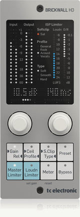 TC ELECTRONIC BRICKWALL HD NATIVE / BRICKWALL X HD-DT CONTROLLER LIMITER PLUG-IN CON INTERFACCIA DI CONTROLLO USB - TechSoundSystem.com