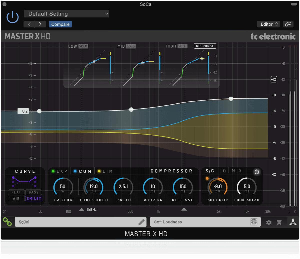 TC ELECTRONIC MASTER X HD NATIVE / MASTER X HD-DT CONTROLLER PLUG-IN ESPANSORE COMPRESSORE E LIMITER CON SUPERFICIE DI CONTROLLO - TechSoundSystem.com