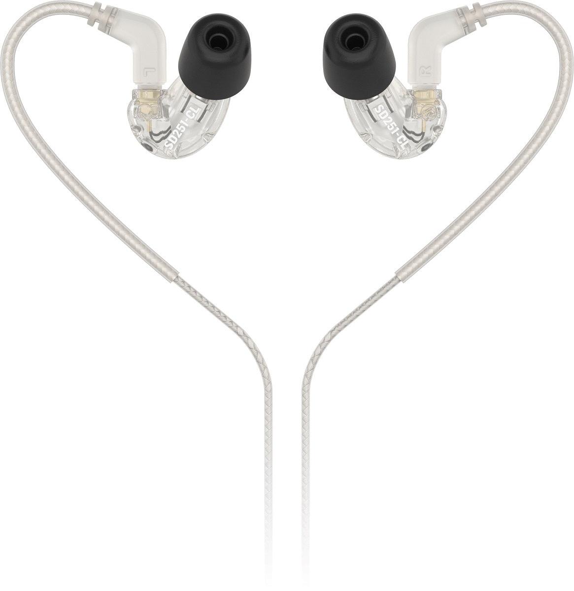 BEHRINGER SD251-CL AURICOLARE IN EAR MONITOR CLEAR TRASPARENTE - TechSoundSystem.com