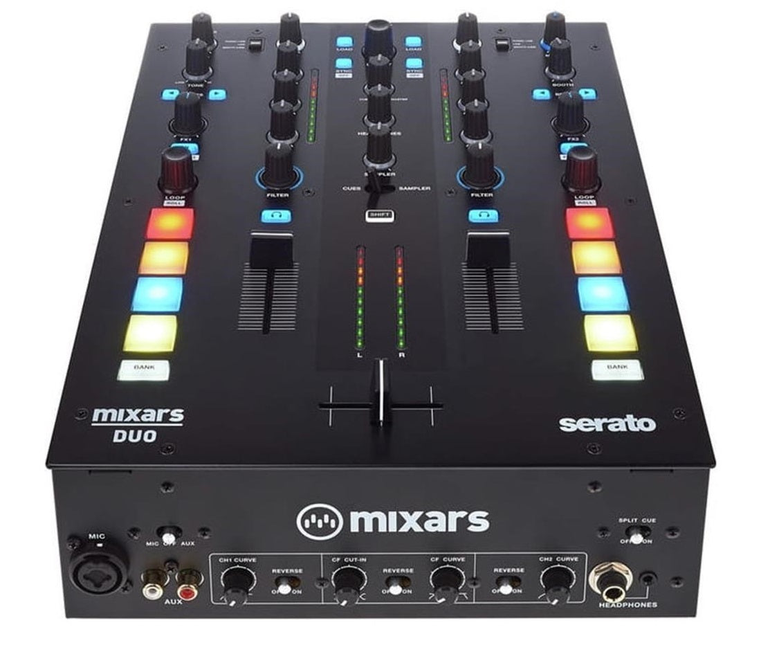 MIXARS DUO MKII MIXER PER DJ 2 CANALI PER SERATO 8 PAD