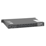 ADAM HALL PCL10 CONDIZIONATORE DI TENSIONE DISTRIBUTORE A RACK CON ILLUMINAZIONE A LED REGOLABILE