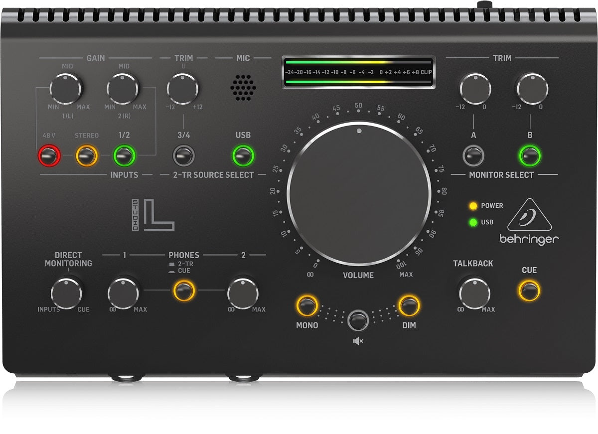 BEHRINGER STUDIO L CONTROLLER MONITOR PRE MIDAS INTERFACCIA AUDIO USB - TechSoundSystem.com