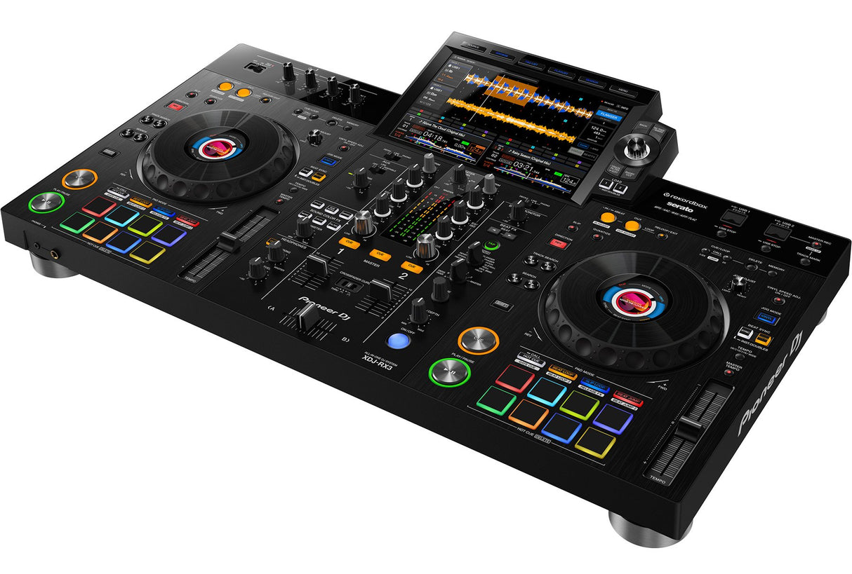 PIONEER XDJ-RX3 DJ CONTROLLER 2 CANALI PER REKORDBOX + SERATO SCHERMO TOUCH 10.1"