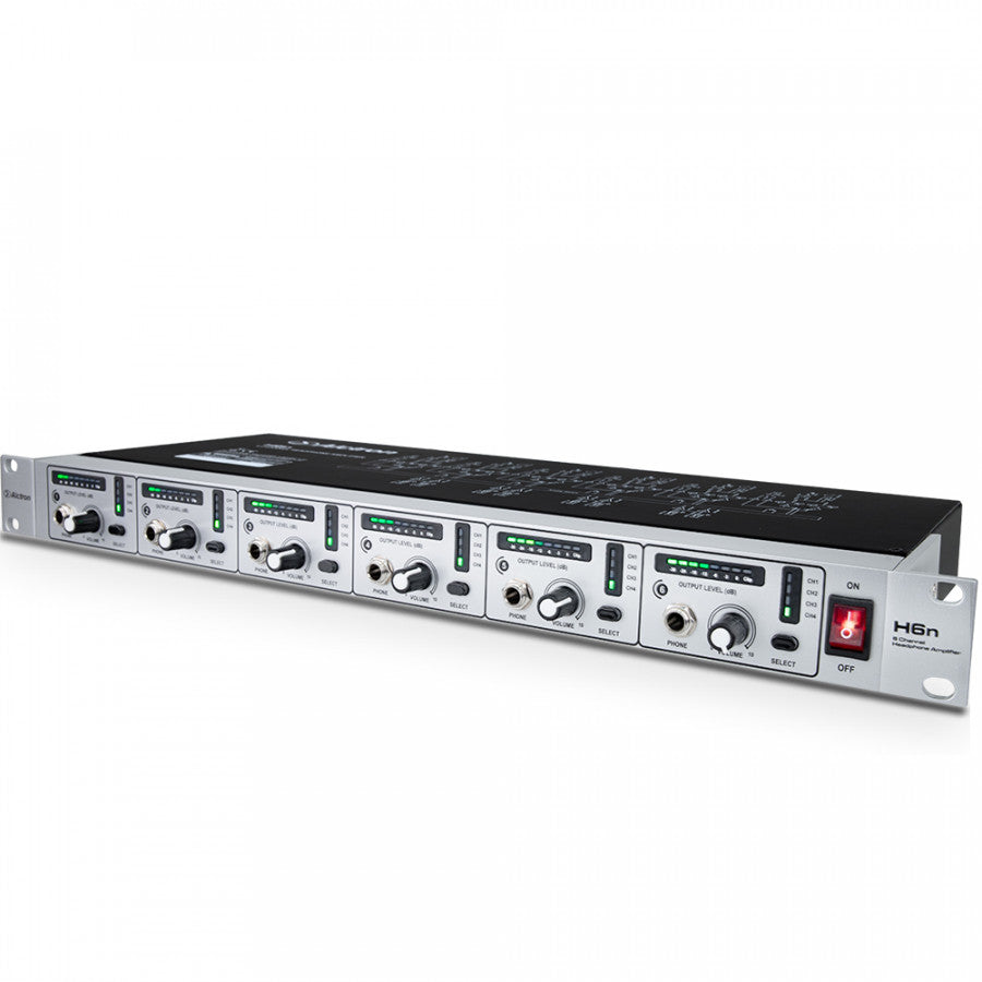 ALCTRON H6N PREAMPLIFICATORE 6 CUFFIE AMPLIFICATORE CUFFIA 6 CANALI 1U RACK