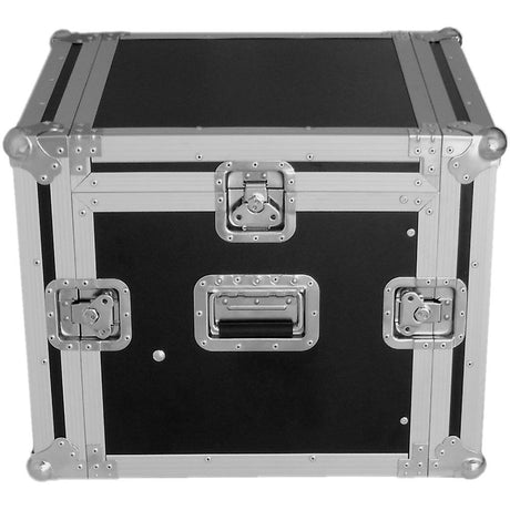 EXTREME YC8UR9M FLIGHT CASE LEGNO 10MM COMBO UNITA RACK 8U MIXER 9U 3 COPERCHI 6 CHIUSURE 2 MANIGLIE 4 RUOTE - TechSoundSystem.com