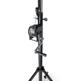 ADAM HALL SWU 400 T WIND UP STATIVO CON ARGANO 4 METRI 85 KG + BARRA A T COLORE NERO