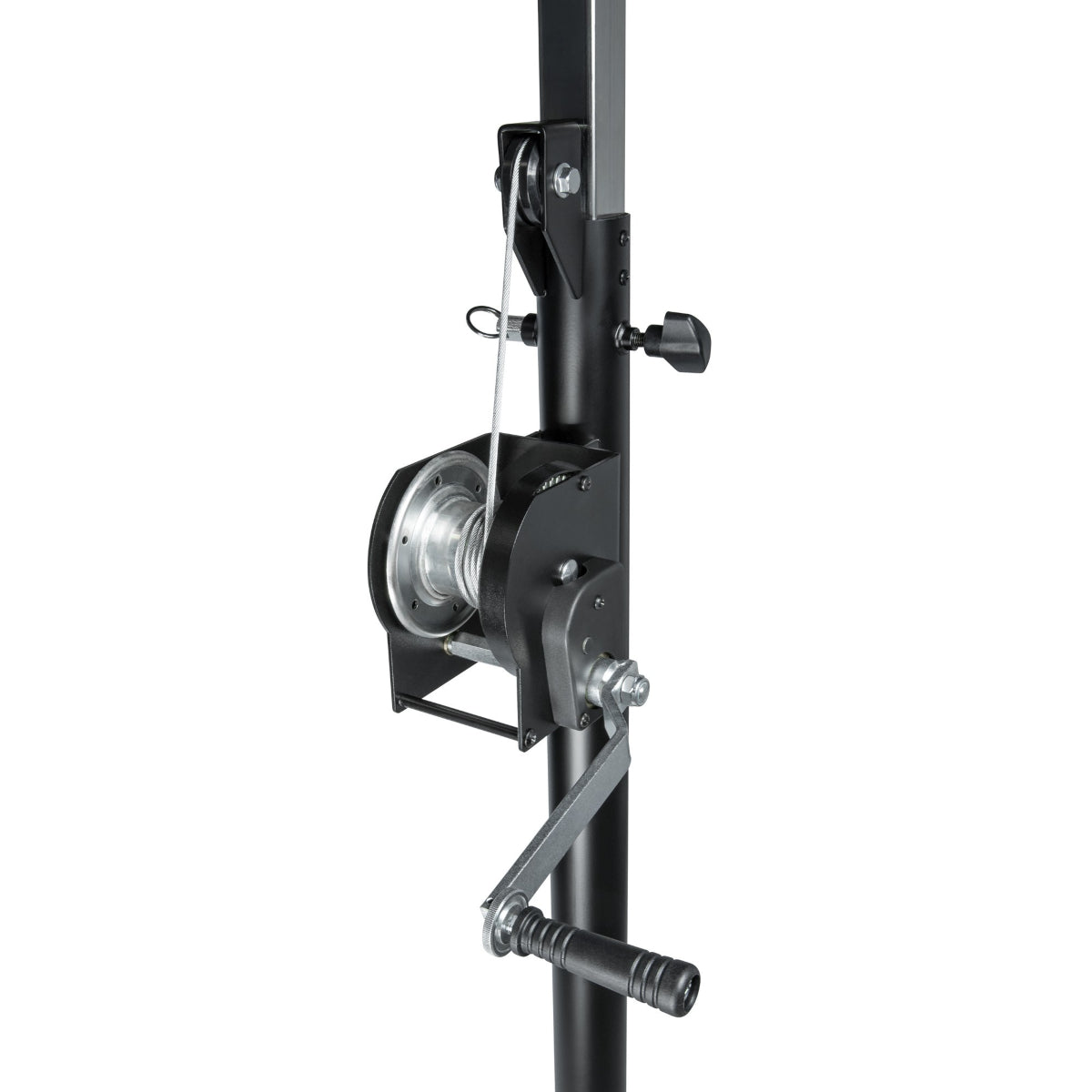 ADAM HALL SWU 400 T WIND UP STATIVO CON ARGANO 4 METRI 85 KG + BARRA A T COLORE NERO