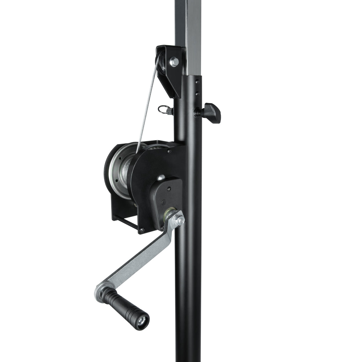 ADAM HALL SWU 400 T WIND UP STATIVO CON ARGANO 4 METRI 85 KG + BARRA A T COLORE NERO