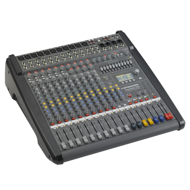 DYNACORD POWERMATE 1000-3 MIXER ANALOGICO AMPLIFICATO CON INTERFACCIA USB E DOPPI EFFETTI STEREO - TechSoundSystem.com