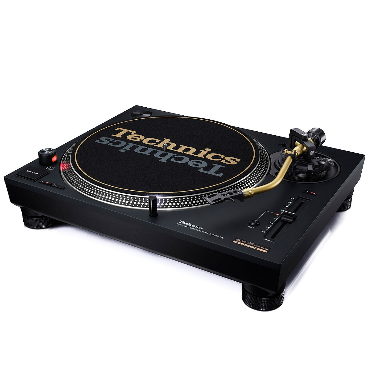 TECHNICS SL1200M7L BLACK 50TH ANNIVERSARY GIRADISCHI PROFESSIONALE PER DJ E HI-FI COLORE NERO