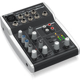 BEHRINGER XENYX 502S MIXER 5 INGRESSI CON INTERFACCIA STREAMING USB - TechSoundSystem.com