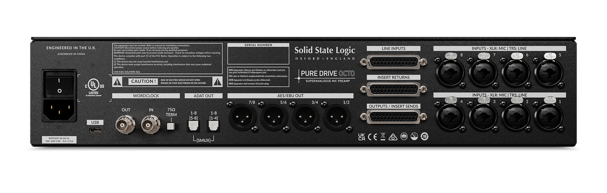 SOLID STATE LOGIC PUREDRIVE OCTO - TechSoundSystem.com