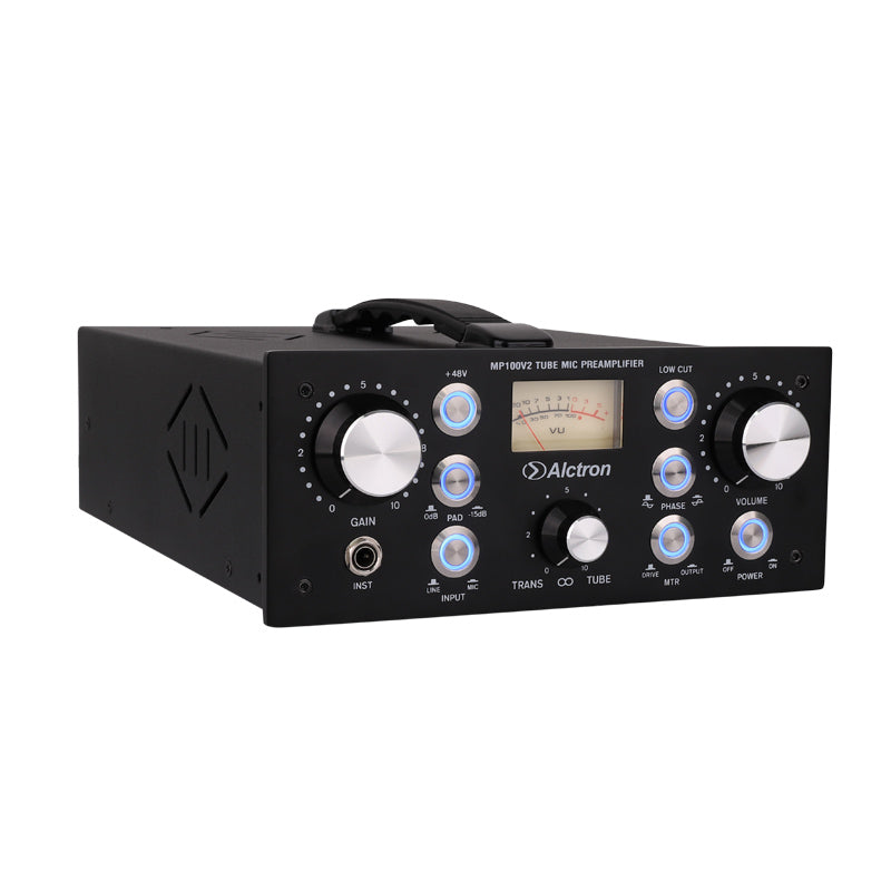 ALCTRON MP100V2 PREAMPLIFICATORE MICROFONICO VALVOLARE SINGOLO CANALE - TechSoundSystem.com