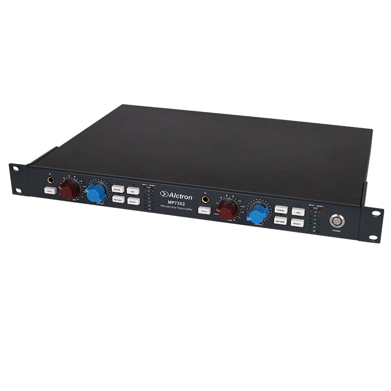 ALCTRON MP73X2 PREAMPLIFICATORE MICROFONICO DOPPIO CANALE - TechSoundSystem.com