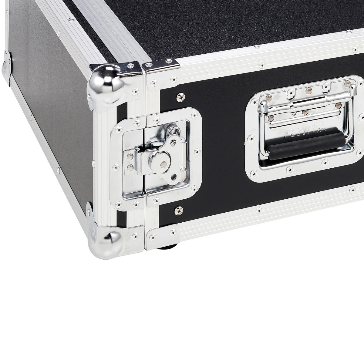 FLYHT PRO RACK 4U LIVE 40 CM FLIGHT CASE RACK 19'' MANIGLIE E CHIUSURE INCASSATE