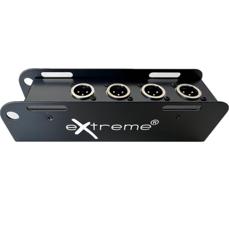 EXTREME SB4XMCAT MINI STAGEBOX EXTENDER AUDIO - DMX SU RJ45 CON 4 CONNETTORI XLR MASCHIO - TechSoundSystem.com