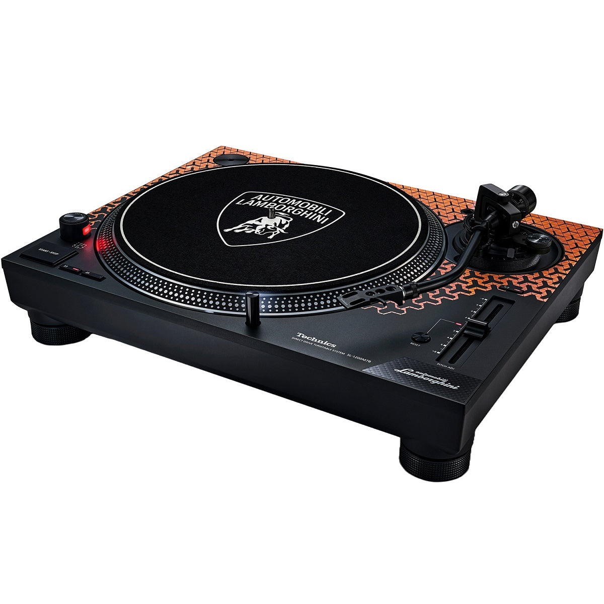 TECHNICS SL1200 M7B LAMBORGHINI LIMITED EDITION ORANGE GIRADISCHI PER DJ