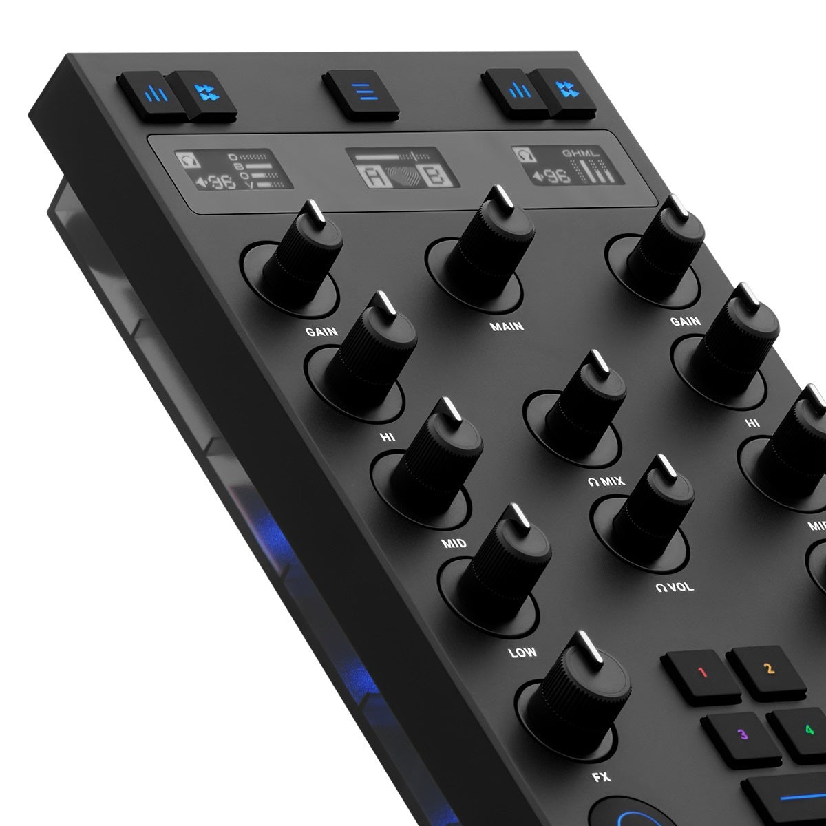 NATIVE INSTRUMENTS TRAKTOR Z1 MK2 MIXER DJ 4 CANALI (MKII) 3 DISPLAY OLED + TRAKTOR PRO 4