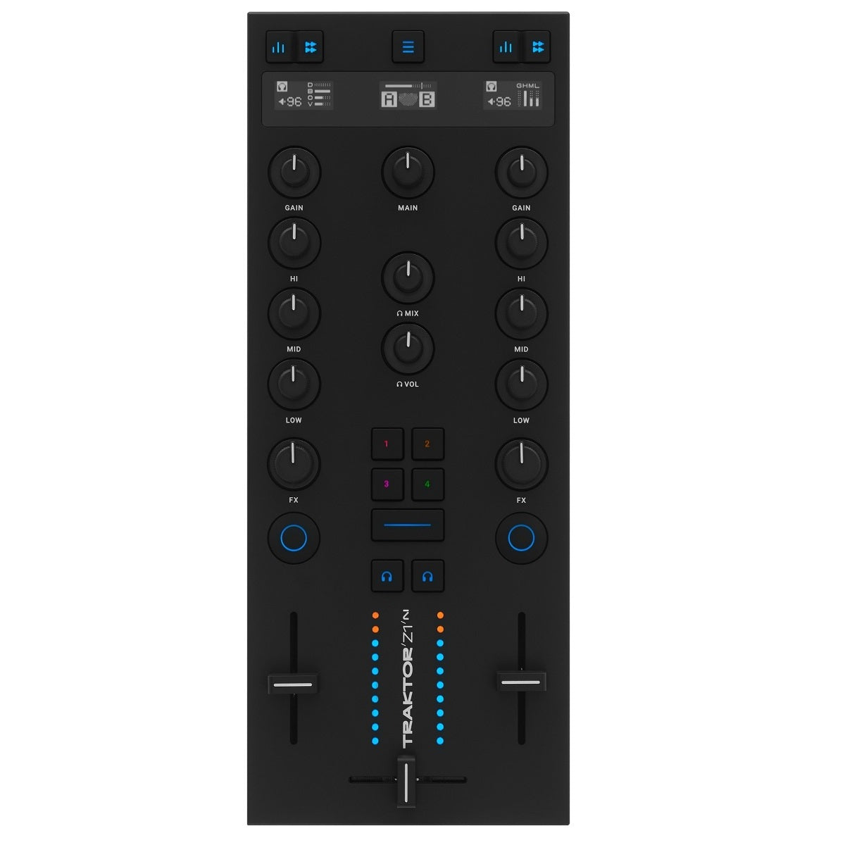 NATIVE INSTRUMENTS TRAKTOR Z1 MK2 MIXER DJ 4 CANALI (MKII) 3 DISPLAY OLED + TRAKTOR PRO 4