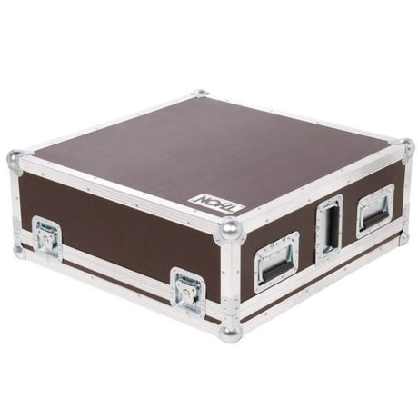 FLIGHT CASE MADE IN GERMANY PER BEHRINGER X32 COMPACT 6 MANIGLIE 4 CHIUSURE SPAZIO CAVI 12CM - TechSoundSystem.com