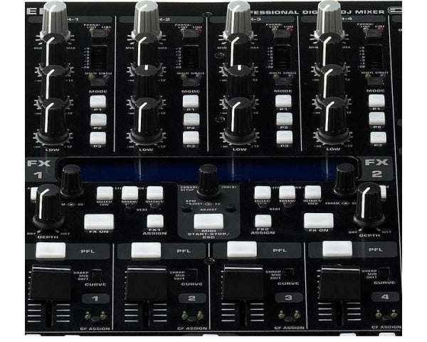 BEHRINGER DDM4000 DIGITAL PRO MIXER PER DJ DIGITALE 5 CANALI MIDI CON CAMPIONATORE ED EFFETTI - TechSoundSystem.com