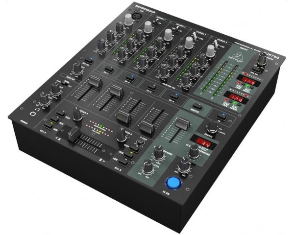 BEHRINGER DJX750 PRO MIXER PER DJ CON 5 CANALI ED EFFETTI DIGITALI E CONTATORE BPM - TechSoundSystem.com