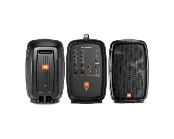 JBL EON206P IMPIANTO AUDIO AMPLIFICATO MIXER ATTIVO E DIFFUSORI CASSE PASSIVE 6 CANALI EFFETTI