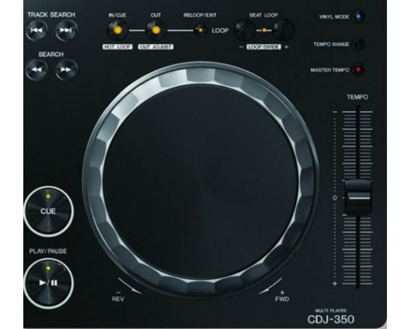 PIONEER CDJ350 CD PLAYER PRO DJ LETTORE CDJ 350 USB MP3