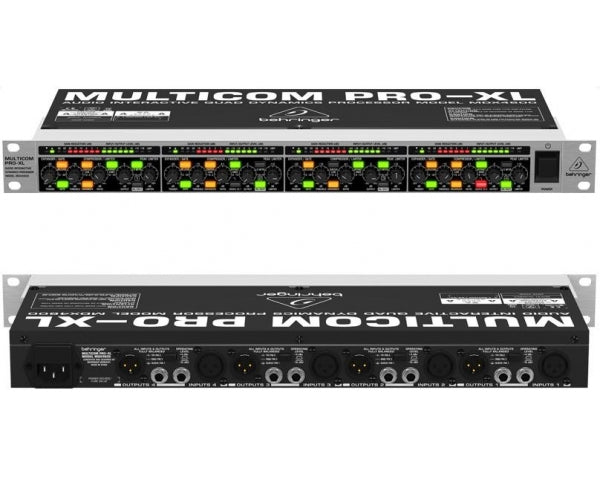 BEHRINGER MDX4600 V2 MULTICOM PRO-XL COMPRESSORE 4 CANALI PROCESSORE DINAMICA - TechSoundSystem.com