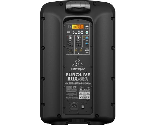 BEHRINGER B112-MP3 EUROLIVE CASSA ATTIVA 1000 WATT 12" 2 INGRESSI + LETTORE MP3 + WIRELESS READY - TechSoundSystem.com